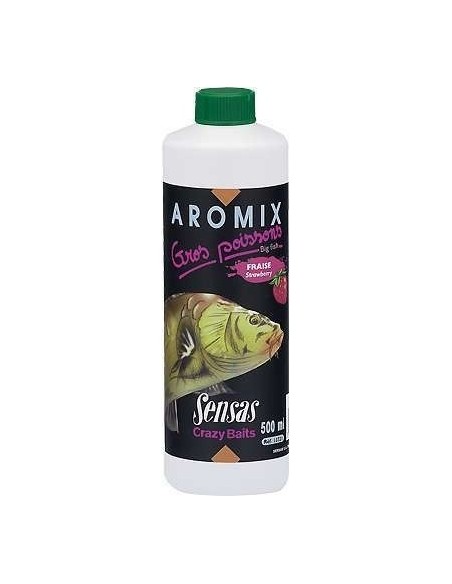 Aditiv Lichid Sensas Aromix, Capsuna, 500ml Aditiv Lichid Sensas Aromix, Capsuna, 500ml