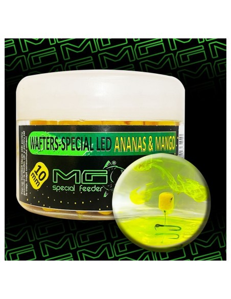 Dumbell Wafters MG Special LED, Ananas Mango, 10mm, 40gr Dumbell Wafters MG Special LED, Ananas Mango, 10mm, 40gr