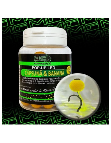 Pop-Up MG Special LED, Capsuna Banana, 10-14mm, 35g