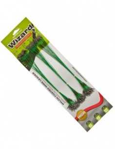 Strune Energoteam Wizard Nylon Coated Wire Leader, 72 Bucati, Negre 9 (6-9-12 Kg)
