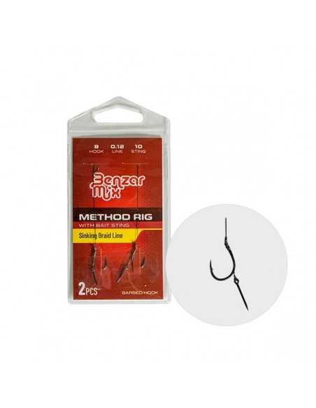 Carlige Legate Benzar Method Cu Spin Momeala, Nr.8, 2buc