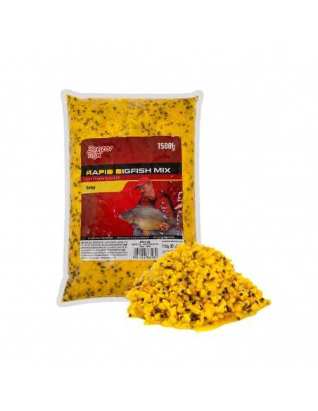 Nada Benzar Mix Rapid Bigfish Mix Miere, 1.5kg Nada Benzar Mix Rapid Bigfish Mix Miere, 1.5kg