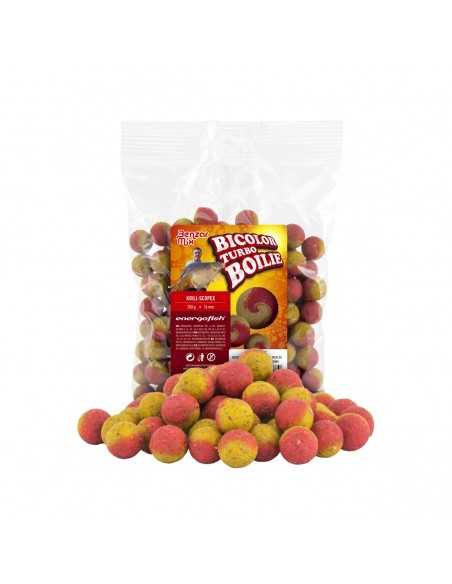 Boilies Benzar Mix Turbo Bicolor, Krill Scopex, 20mm, 250gr Boilies Benzar Mix Turbo Bicolor, Krill Scopex, 20mm, 250gr