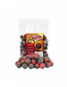 Boilies Benzar Mix Turbo Bicolor, Halibut Usturoi, 16mm, 250gr