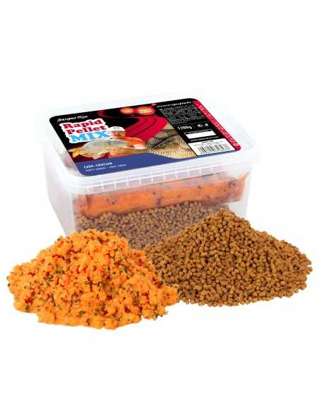Pachet Method Benzar Mix Pellet Pack 2 in 1, Crap Caras, 1.2kg Pachet Method Benzar Mix Pellet Pack 2 in 1, Crap Caras, 1.2kg