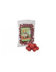 Boilies Benzar Turbo Boilie, Capsuna, 16mm, 250g