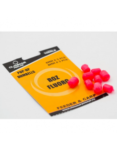Pop Up Dumbells Claumar, Roz Fluoro, 5x6mm-5x8mm, 10buc
