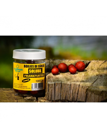 Boilies Claumar Fishmeal Solubil, Frankfurter, 20mm, 100gr