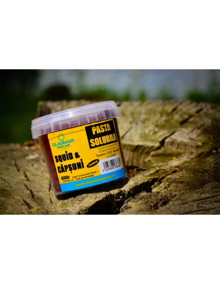 Pasta Solubila Claumar Fishmeal, Squid & Capsuni, 400g