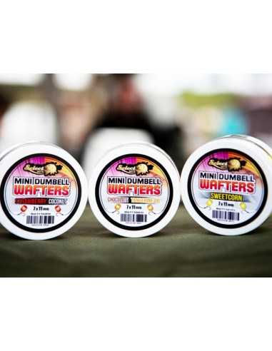 Wafters Select Baits Mini Dumbells, Sweetcorn, 7x11mm, 45g