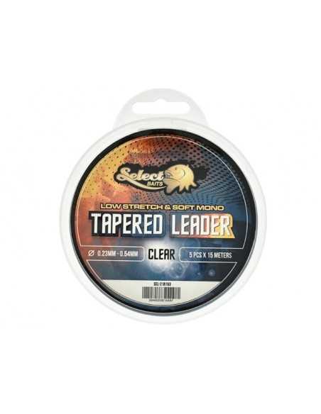 Fir Inaintas Conic Select Baits Tapered Leader Clear, 5x15m, 0.23mm-0.54mm Fir Inaintas Conic Select Baits Tapered Leader Clear, 5x15m, 0.23mm-0.54mm