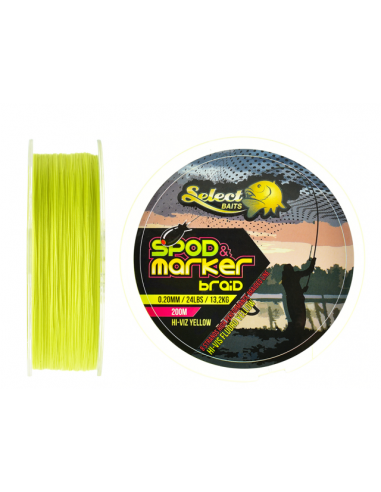 Fir Textil Select Baits Shockleader X8 Braid Yellow, 200m