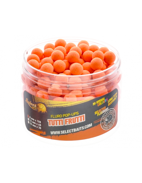 Pop-up micro Select Baits, Tutti Frutti, 8mm, 150buc Pop-up micro Select Baits, Tutti Frutti, 8mm, 150buc