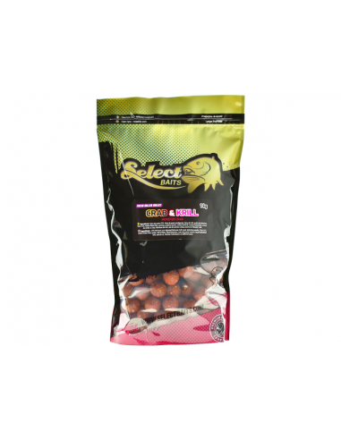 Boilies Select Baits, Crab & Krill, Fierte, 1kg