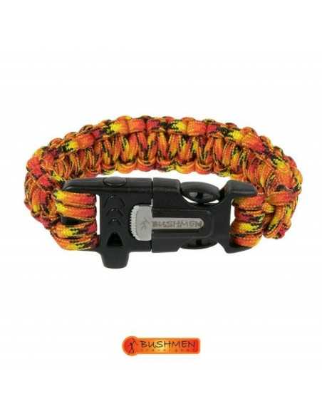 Bratara de supravietuire din paracord Fire Bushmen, 3m Bratara de supravietuire din paracord Fire Bushmen, 3m