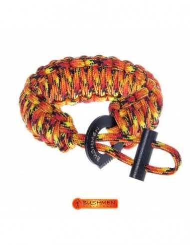 Bratara de supravietuire din paracord Fire Bushmen, 6m