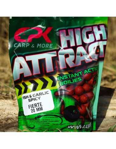 Boilies CPK High Attract, Fish & Garlic Spicy, 20mm, 800gr