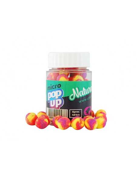 Micro Pop Up CPK, Natural, 8mm, 40buc/cutie Micro Pop Up CPK, Natural, 8mm, 40buc/cutie