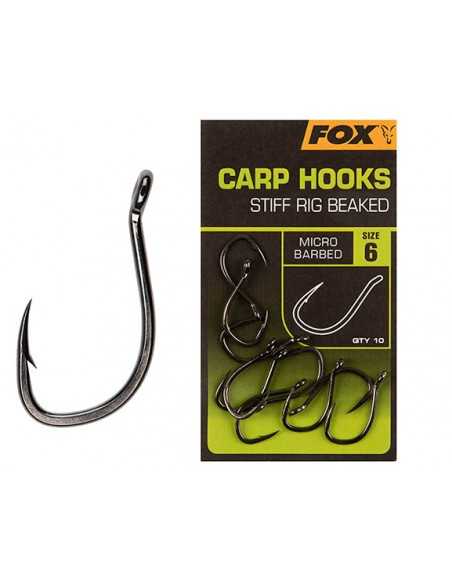 Carlige Fox Stiff Rig Beaked, 10buc/plic Carlige Fox Stiff Rig Beaked, 10buc/plic