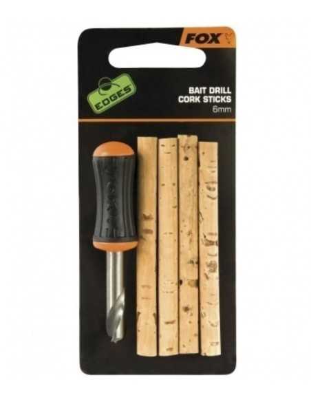 Set Fox Edges Bait Drill-Cork Sticks, 6mm Set Fox Edges Bait Drill-Cork Sticks, 6mm