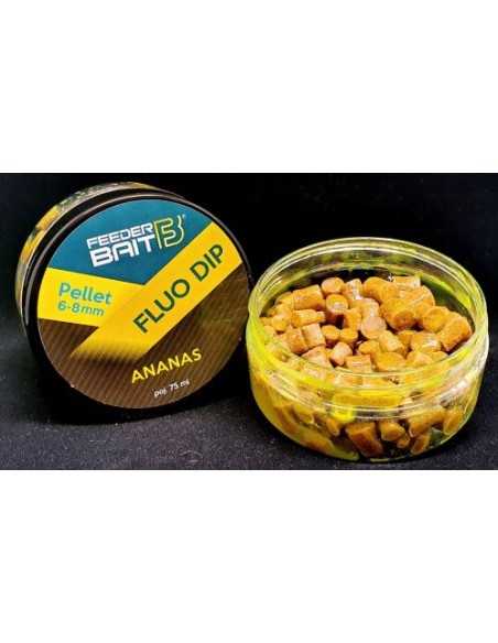 Peleti Feeder Bait Fluo Dip, Ananas, 6-8mm, 75ml Peleti Feeder Bait Fluo Dip, Ananas, 6-8mm, 75ml