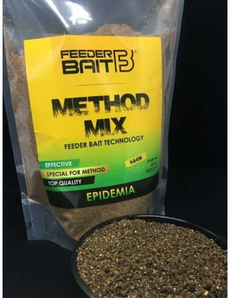 Nada Feeder Bait Method Mix, Epidemia Dark, 800g Nada Feeder Bait Method Mix, Epidemia Dark, 800g