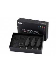 Set 4 Avertizori Fox Mini Micron X + Statie X Receiver