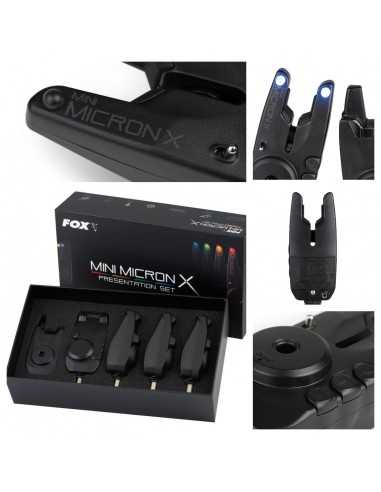Set 4 Avertizori Fox Mini Micron X + Statie X Receiver