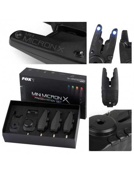 Set 4 Avertizori Fox Mini Micron X + Statie X Receiver Set 4 Avertizori Fox Mini Micron X + Statie X Receiver