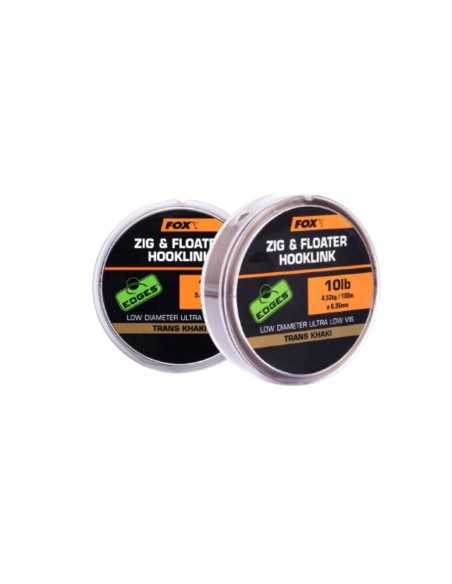 Fir Monofilament Fox Zig Floater Hooklink Trans Khaki, 100m Fir Monofilament Fox Zig Floater Hooklink Trans Khaki, 100m