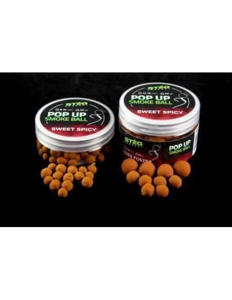 Pop-up Steg Smoke Ball, Sweet Spicy, 8-10mm, 20gr Pop-up Steg Smoke Ball, Sweet Spicy, 8-10mm, 20gr