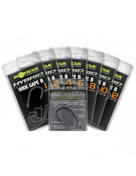 Carlige Korda Wide Gape Barbless, Nr.8, 10buc/plic Carlige Korda Wide Gape Barbless, Nr.8, 10buc/plic