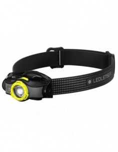 Lanterna de Cap Reincarcabila Led Lenser MH5 Black/Yellow, 400 Lumeni