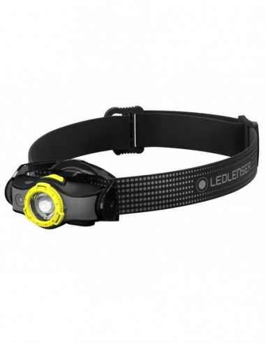 Lanterna de Cap Reincarcabila Led Lenser MH5 Black/Yellow, 400 Lumeni