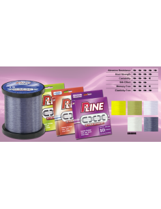 Fir Monofilament P-Line CXX X-tra Strong Hi Vis, Clear, 274m 2