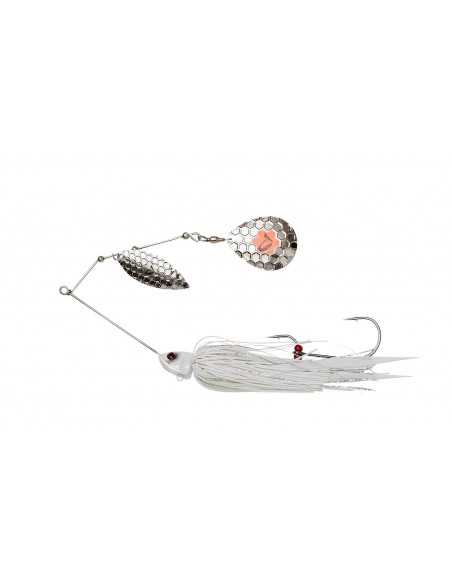 Spinnerbait Savage Gear Da Bush Sinking, Culoare White Silver, 14cm, 21gr Spinnerbait Savage Gear Da Bush Sinking, Culoare White Silver, 14cm, 21gr