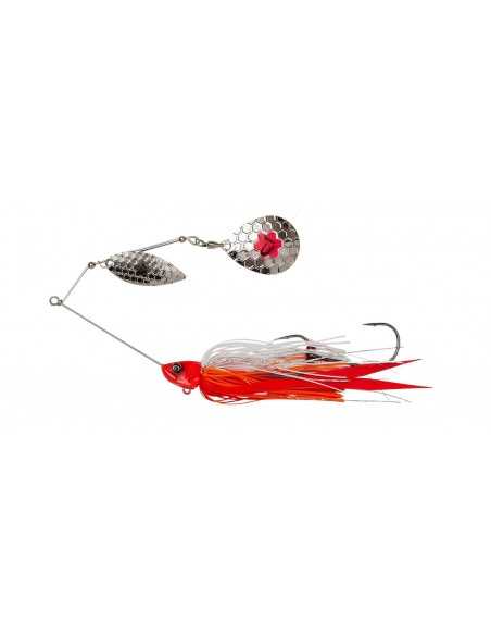 Spinnerbait Savage Gear Da Bush Sinking, Red Head Silver, 16cm, 32gr