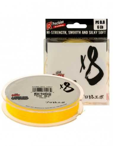 Fir Textil Sufix Carrier Braid X8, Hot Yellow, 135m