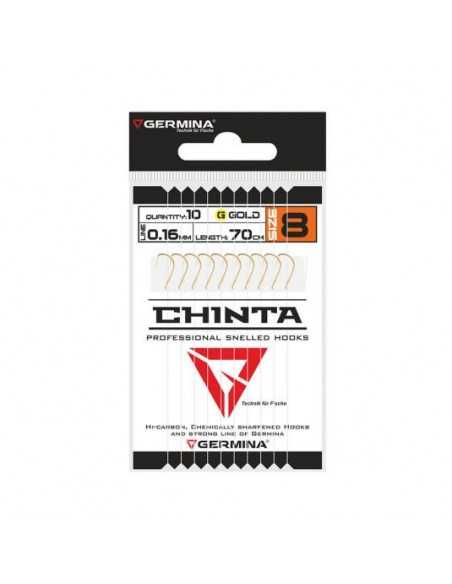 Carlige legate Germina Chinta, Nr.8, 0.16mm, 10buc/plic Carlige legate Germina Chinta, Nr.8, 0.16mm, 10buc/plic