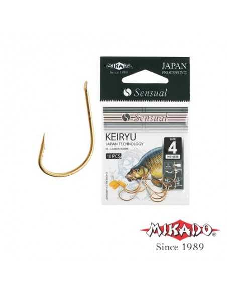 Carlige Mikado Sensual Keiryu Gold, 10buc/plic