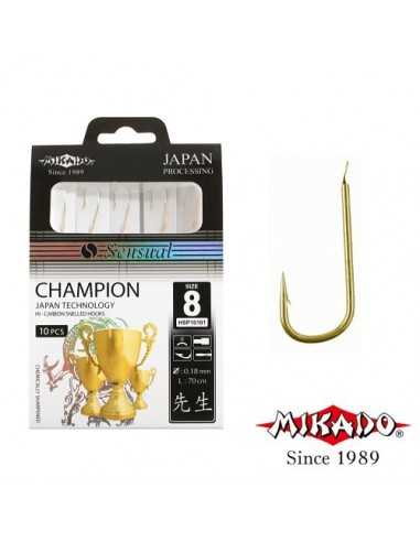 Carlige Legate Mikado Sensual Champion, 0.14mm, Nr.10, 10buc/plic