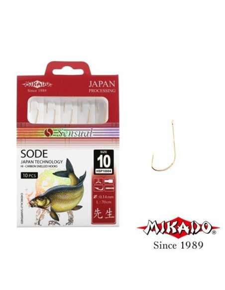 Carlige Legate Mikado Sensual Sode, 0.16mm, No.10, 10buc/plic