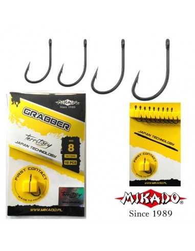 Carlige Mikado Territory Teflon-Grabber, 10buc/plic