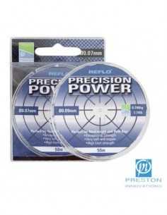 Fir Monofilament Preston Reflo Precision Power, 0.07mm, 50m
