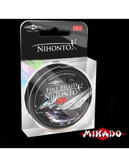 Fir Textil Mikado Nihonto Fine Braid, Black, 15m