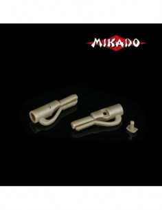 Safety Lead Clips Mikado, Gray-Green, 10buc