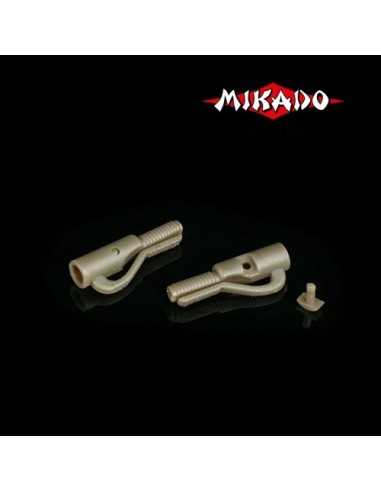Safety Lead Clips Mikado, Gray-Green, 10buc
