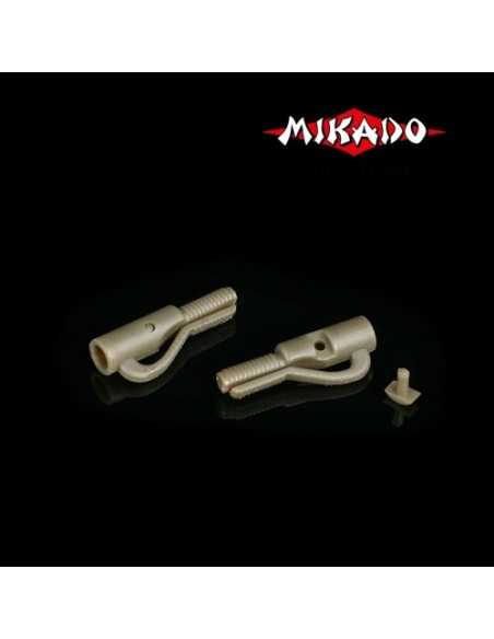 Safety Lead Clips Mikado, Gray-Green, 10buc