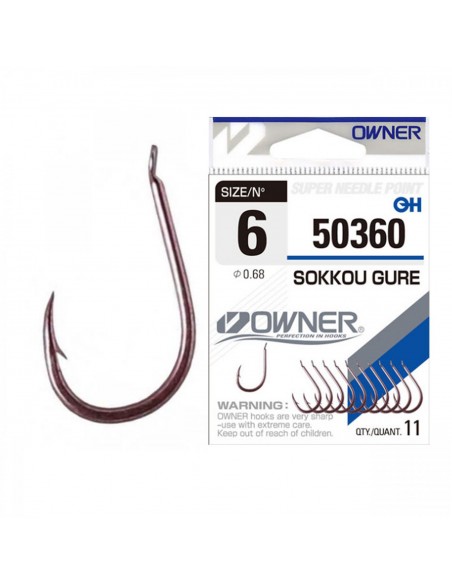 Carlig Owner 50360 Sokko Gure, 8buc/plic Carlig Owner 50360 Sokko Gure, 8buc/plic