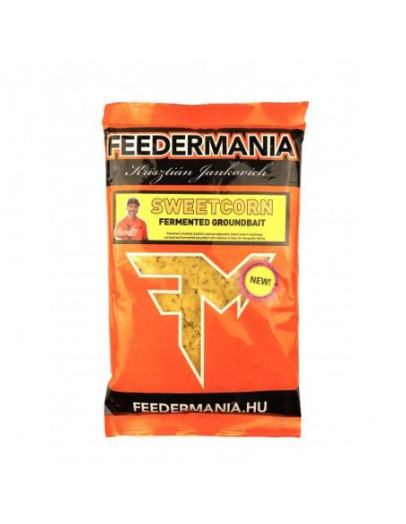 Groundbait Feedermania Fermented, Sweetcorn, 900gr Groundbait Feedermania Fermented, Sweetcorn, 900gr